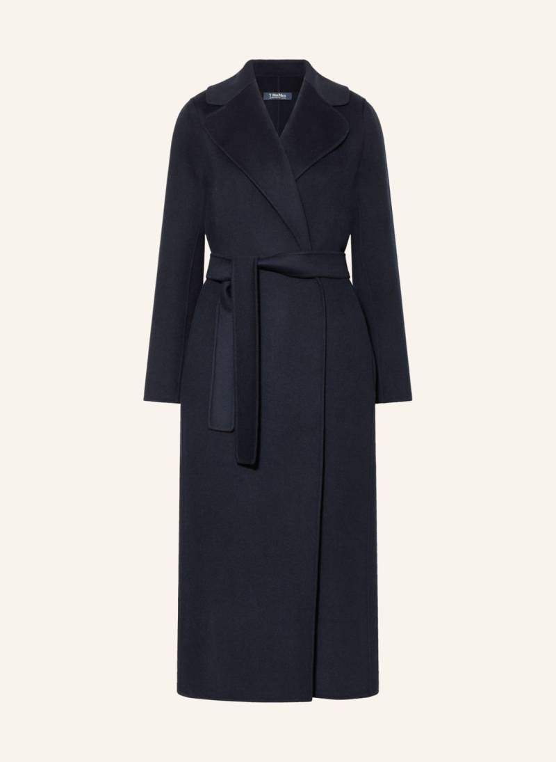 S Max Mara Wollmantel Poldo blau von S Max Mara