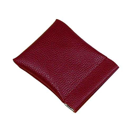 S-TROUBLE Tragbare PU-Leder-Geldbörse Ohrhörer Ohrhörerhalter Tasche für Frauen Männer Small Wallet Change Organizer von S-TROUBLE