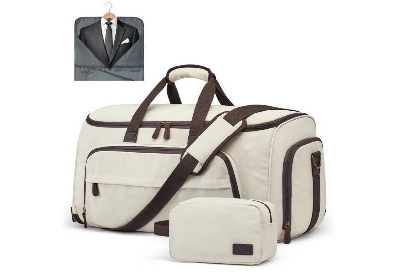 S-ZONE Kofferorganizer S-ZONE Kleidersack Mitnehmen Reisetasche Weekender Gepäckträgertasche, 50 l Freizeittasche Reisen 2-in-1-Hängekoffer für Männer und Frauen von S-ZONE