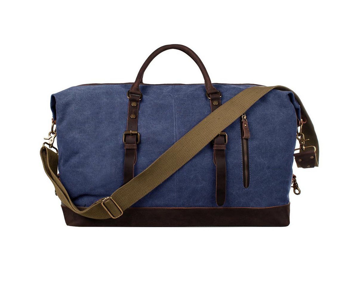 S-ZONE Reisetasche S-ZONE Reisetasche Segeltuch Freizeittasche Weekender Tourbag Gymbag, Große (60 l) Kapazität Reisetasche für den Wochenendausflug für Herren von S-ZONE