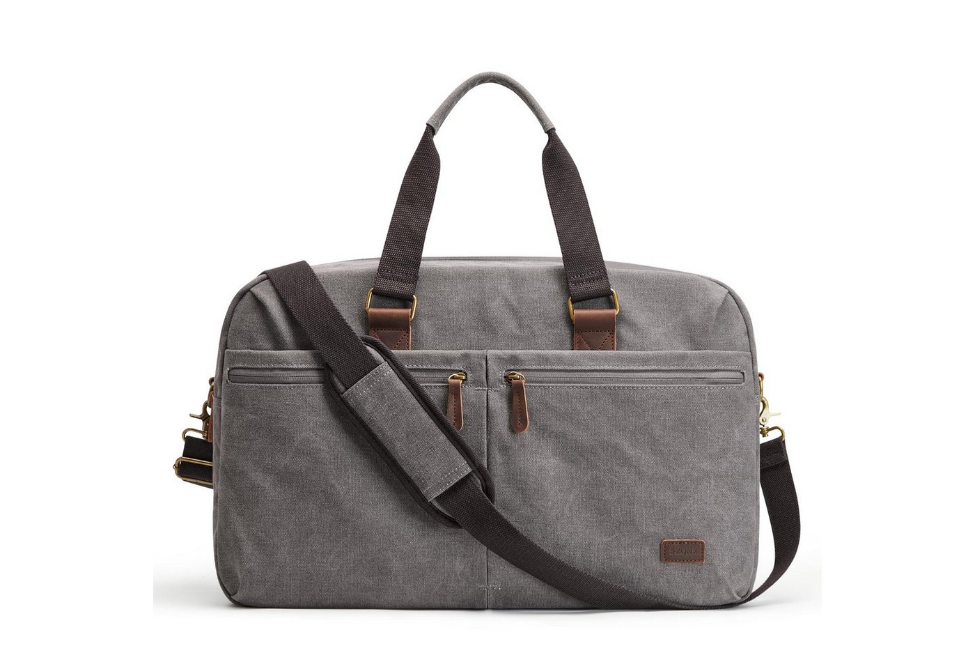 S-ZONE Reisetasche S-ZONE Reisetasche Weekender Tragetasche Freizeittasche Gymbag, Handgepäck Kleidersack Canvas für Männer und Frauen von S-ZONE