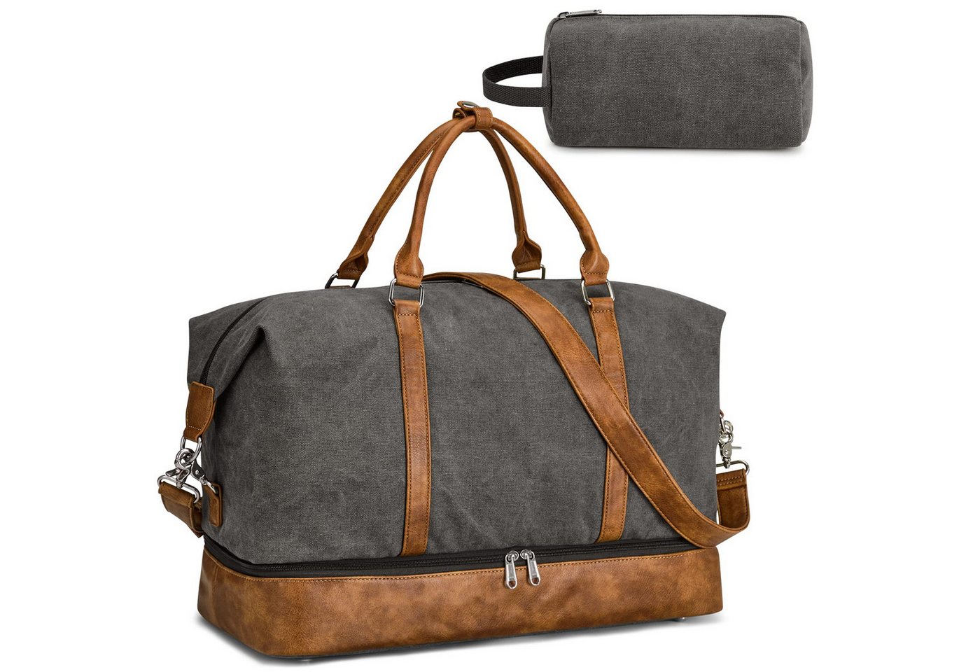 S-ZONE Reisetasche S-ZONE Weekender Reisetasche Tragetasche Freizeittasche Gymbag, Hängekoffer Reisetaschen mit Schuhfach für Damen und Herren von S-ZONE