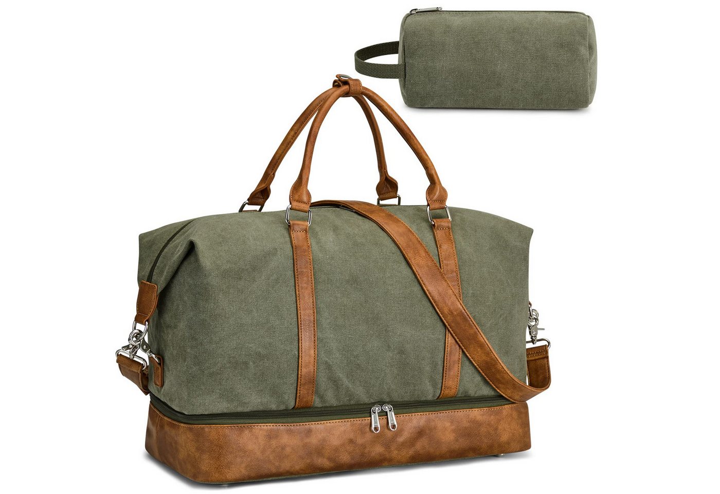 S-ZONE Reisetasche S-ZONE Weekender Reisetasche Tragetasche Freizeittasche Gymbag, Hängekoffer Reisetaschen mit Schuhfach für Damen und Herren von S-ZONE