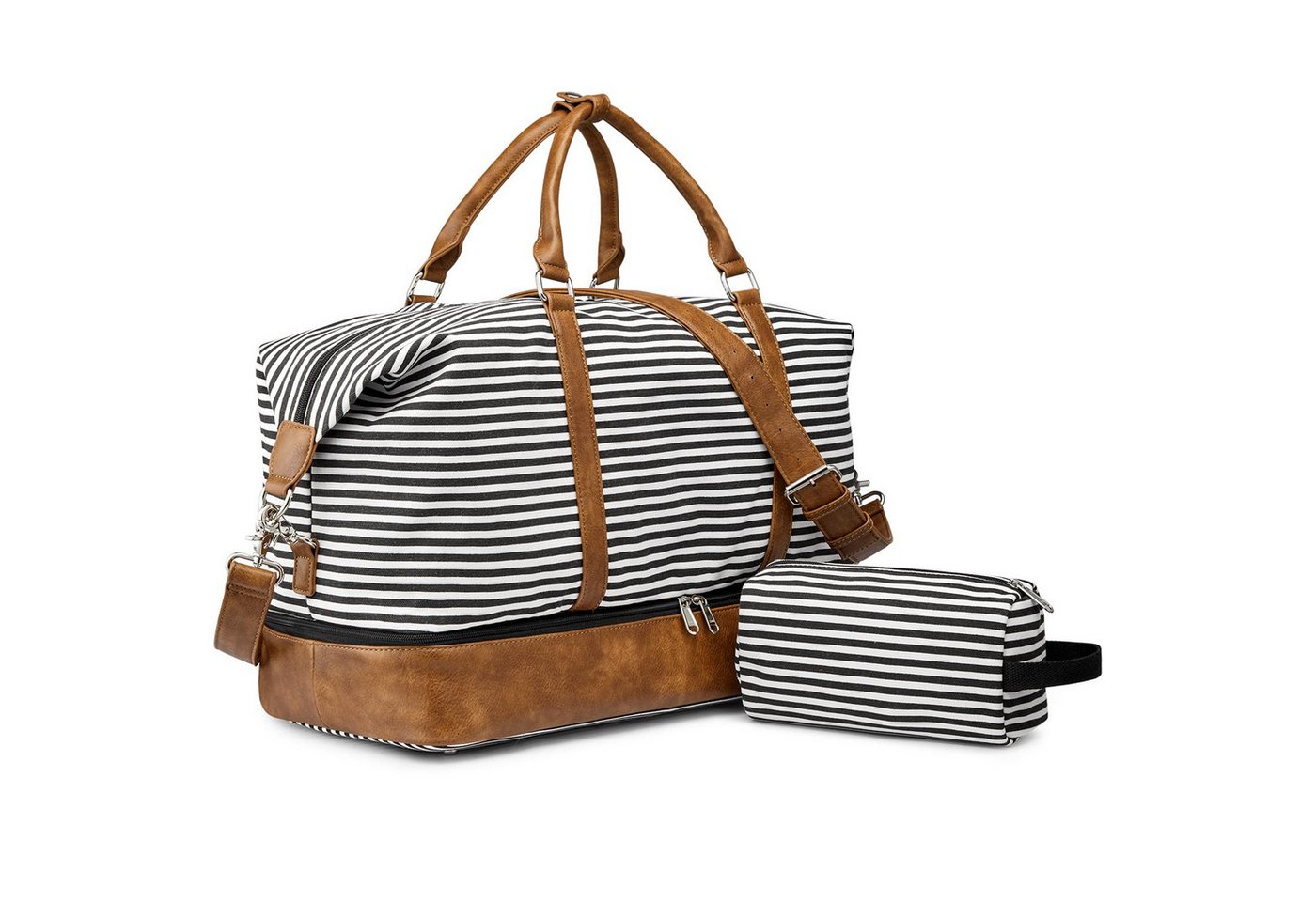 S-ZONE Reisetasche S-ZONE Weekender Reisetasche Tragetasche Freizeittasche Gymbag, Hängekoffer Reisetaschen mit Schuhfach für Damen und Herren von S-ZONE