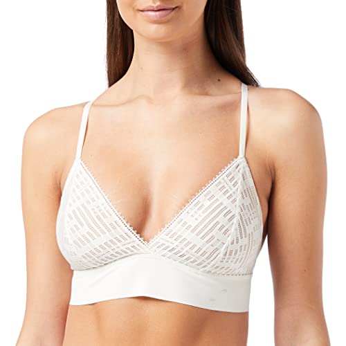 S by sloggi Damen Seven Bralette Longline Bustier, Ecru White, XS von S by sloggi