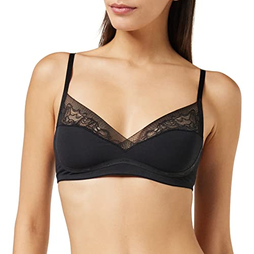 S by sloggi Damen Shadow Soft Bra Bügelloser BH, Black, M von S by sloggi