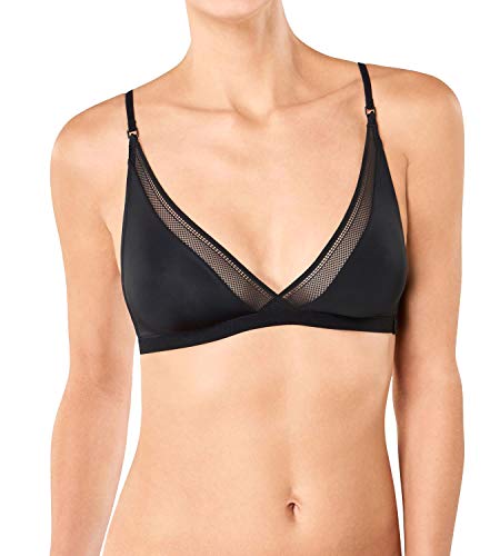 S by sloggi Damen Symmetry N Bügelloser BH, Black, 70B von S by sloggi