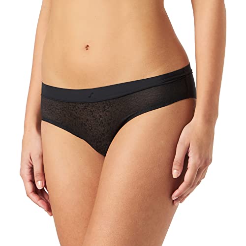 S by sloggi Damen Superb Cheeky Hipster Slip, Black, S von S by sloggi