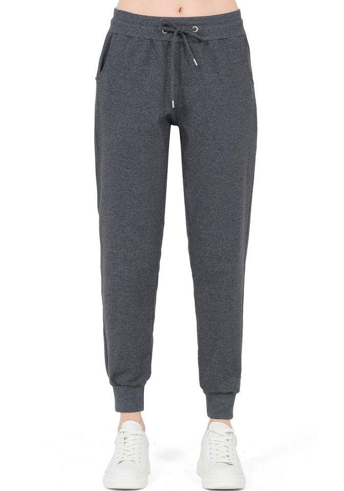 S&S Sweathose Jogginghose Damen Baumwolle Laufhose Sweatpants Trainingshose Baumwollmischung von S&S