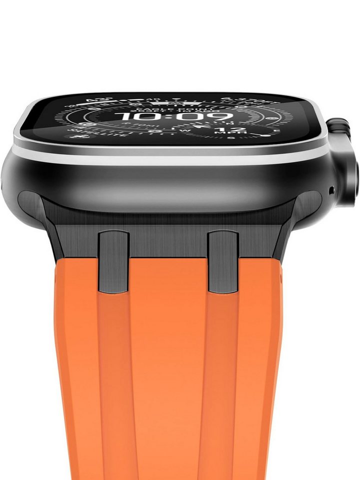 S&T Design Smartwatch-Armband Silikon Armband Sport für Apple Watch, Weich Wasserdicht Silikon Sport Ersatzarmband iWatch von S&T Design