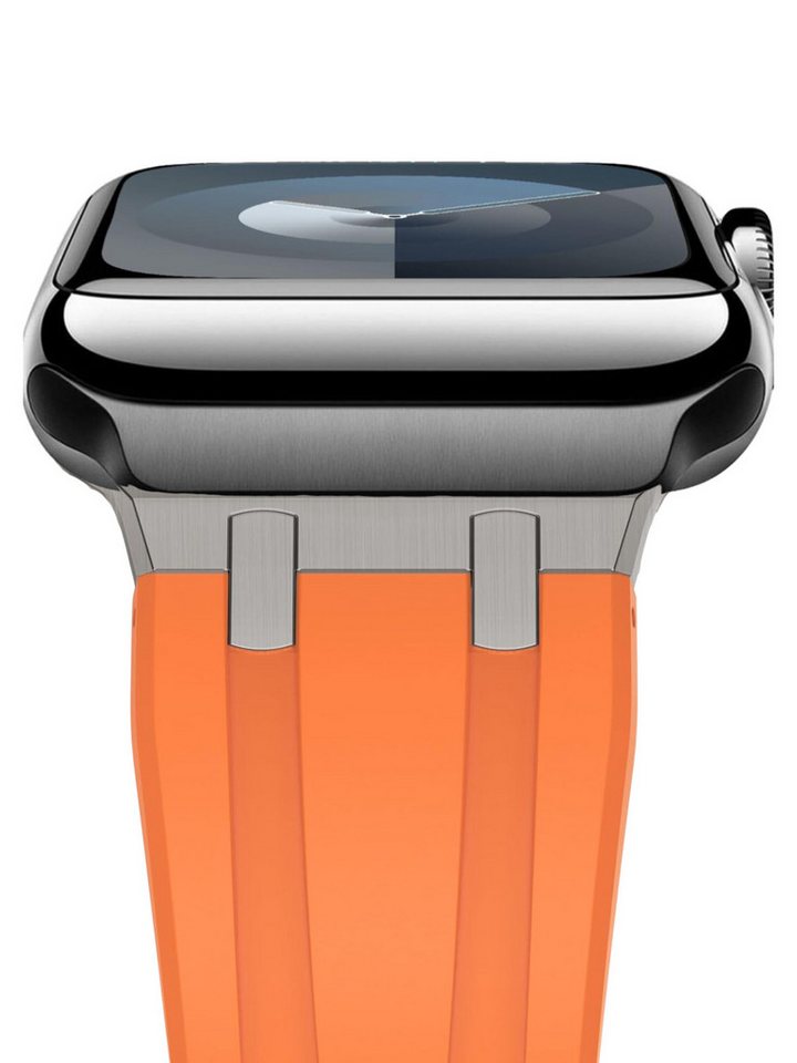 S&T Design Smartwatch-Armband Silikon Armband Sport für Apple Watch, Weich Wasserdicht Silikon Sport Ersatzarmband iWatch von S&T Design