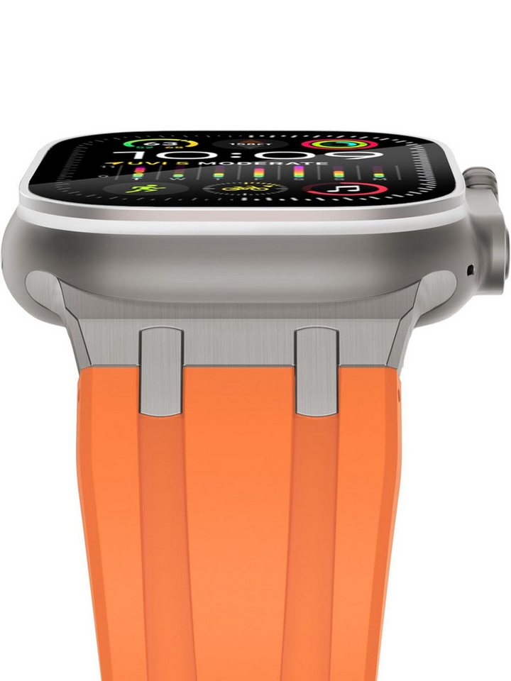 S&T Design Smartwatch-Armband Silikon Armband Sport für Apple Watch, Weich Wasserdicht Silikon Sport Ersatzarmband iWatch von S&T Design