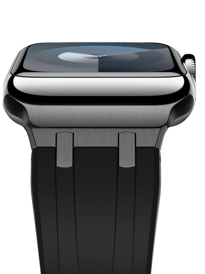 S&T Design Smartwatch-Armband Silikon Armband Sport für Apple Watch, Weich Wasserdicht Silikon Sport Ersatzarmband iWatch von S&T Design