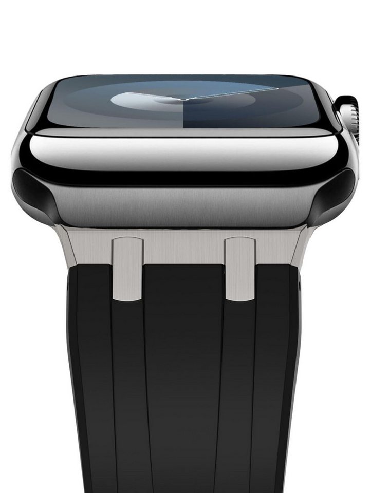 S&T Design Smartwatch-Armband Silikon Armband Sport für Apple Watch, Weich Wasserdicht Silikon Sport Ersatzarmband iWatch von S&T Design