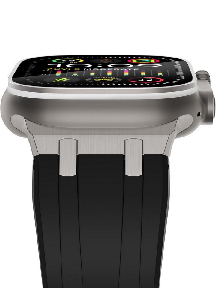 S&T Design Smartwatch-Armband Silikon Armband Sport für Apple Watch, Weich Wasserdicht Silikon Sport Ersatzarmband iWatch von S&T Design