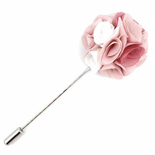 Assorted Fashion Herren Revers Blumen handgemachte Boutonniere Stick Pin Hochzeit neu (Pink02) von S&W SHLAX&WING