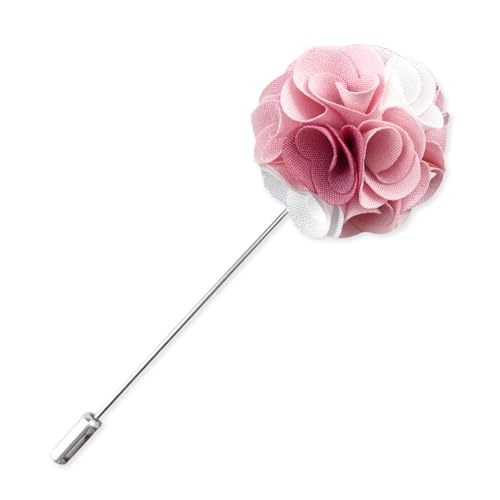 Assorted Fashion Herren Revers Blumen handgemachte Boutonniere Stick Pin Hochzeit neu (Pink02) von S&W SHLAX&WING