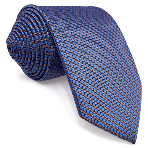 S&W SHLAX&WING Blau Orange Geometrische Herren Krawatte Business Formal 147cm S&W SHLAX&WING Blau Orange Geometrische Herren Krawatte Business Formal 147cm von S&W SHLAX&WING