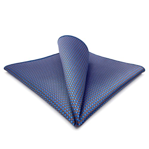 S&W SHLAX&WING Blau Orange Geometrisches Herren Einstecktuch Elegant Business Formal S&W SHLAX&WING Blau Orange Geometrisches Herren Einstecktuch Elegant Business Formal von S&W SHLAX&WING
