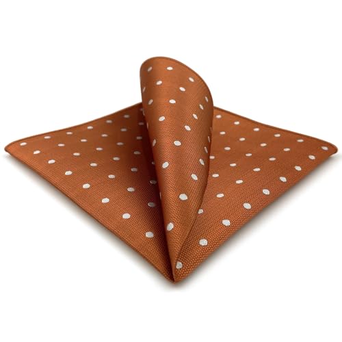 S&W SHLAX&WING Dotty Einstecktuch für Herren Orange mit cremefarbenen Punkten Geschäftshochzeit S&W SHLAX&WING Dotty Einstecktuch für Herren Orange mit cremefarbenen Punkten Geschäftshochzeit von S&W SHLAX&WING
