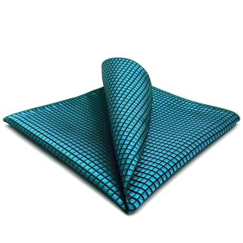 S&W SHLAX&WING Solid Blau Herren Einstecktücher Seide Geschäftsanzug 32cm von S&W SHLAX&WING