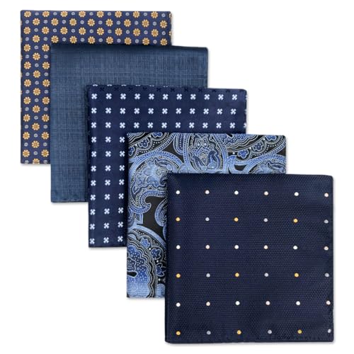 Shlax&Wing 5 Stück sortierte Taschentücher für Herren quadratisch Gr. Einheitsgröße Shlax&Wing 5 Stück sortierte Taschentücher für Herren quadratisch Gr. Einheitsgröße von S&W SHLAX&WING