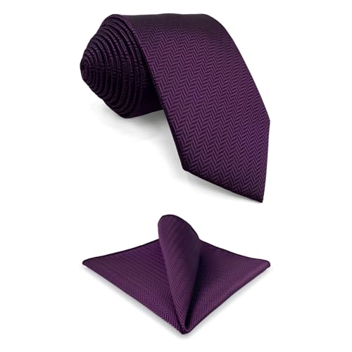 Shlax&Wing Einfarbig Color Violett Grape Krawatte For Männer Extra Lang Mehrfarbigs Dress Geschäftsanzug Shlax&Wing Einfarbig Color Violett Grape Krawatte For Männer Extra Lang Mehrfarbigs Dress Geschäftsanzug von S&W SHLAX&WING
