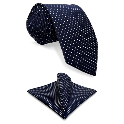 Shlax&Wing Punkte Blau Navy Herren Mehrfarbigs Krawatte For Männer Seide Dünne Shlax&Wing Punkte Blau Navy Herren Mehrfarbigs Krawatte For Männer Seide Dünne von S&W SHLAX&WING