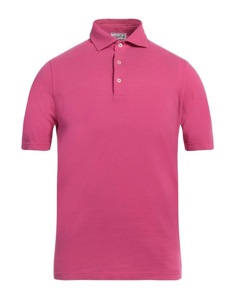 S. MORITZ Poloshirt Herren Fuchsia von S. MORITZ