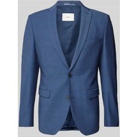 s.Oliver BLACK LABEL Sakko mit Brustleistentasche Modell 'Pure' in Marine, Größe 46 von s.Oliver BLACK LABEL