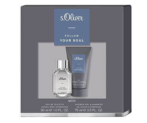 s.Oliver® Follow Your Soul Men | Geschenkset I Duo Set: Eau de Toilette 30 ml & Duschgel 75 ml von Follow Your Soul