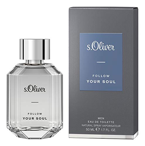 s.Oliver® Follow Your Soul Men | Eau de Toilette - maskulin & verführerisch - perfektes Accessoire für Herren mit stilvollem Auftritt und beeindruckender Coolness | 50 ml Natural Spray Vaporisateur von Follow Your Soul