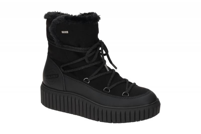S. Oliver 5-26436-43 001 schwarz - Winterstiefelette f?r Damen von S. Oliver