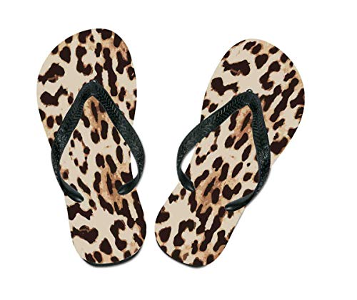 Flip Flops Leopard | Leopardenmuster - Schuhe / Slipper Badeschuhe Flip-Flop Badelatschen Badeschlappen Sandale Zehentrenner, Gr. 35-40 Flip Flops Leopard | Leopardenmuster - Schuhe / Slipper Badeschuhe Flip-Flop Badelatschen Badeschlappen Sandale Zehentrenner, Gr. 35-40 von S.B.J - Sportland