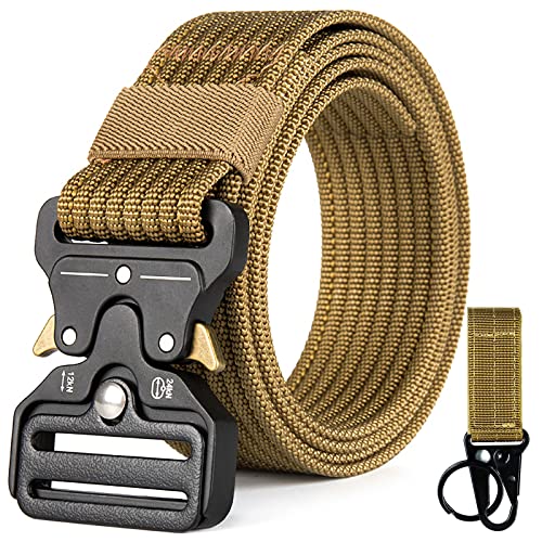 S.Lux Unisex Gürtel Nylon, Canvas Belt mit für Damen und Herren, Stufenlos Verstellbarer Stoffgürtel von S.Lux