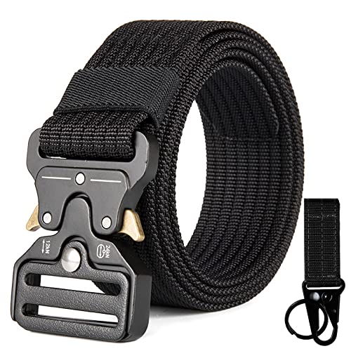 S.Lux Unisex Gürtel Nylon, Canvas Belt mit für Damen und Herren, Stufenlos Verstellbarer Stoffgürtel von S.Lux