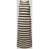 s.Oliver RED LABEL Häkelkleid mit Streifenmuster in Beige, Größe 44 von s.Oliver RED LABEL