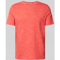 s.Oliver RED LABEL T-Shirt in Melange-Optik in Koralle, Größe S von s.Oliver RED LABEL