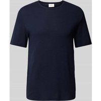 s.Oliver RED LABEL T-Shirt mit Strukturmuster in Marine, Größe S von s.Oliver RED LABEL