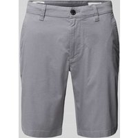 s.Oliver RED LABEL Tapered Fit Chino-Shorts mit Gesäßtaschen in Mittelgrau, Größe 38 von s.Oliver RED LABEL