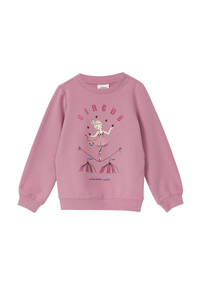 s.Oliver Junior Sweatshirt, Regular Fit mit Glitzerdruck, for Girls von S.Oliver Junior