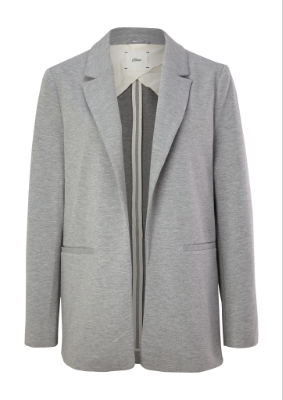 S.Oliver Blazer langarm - grau - 48 von S.Oliver