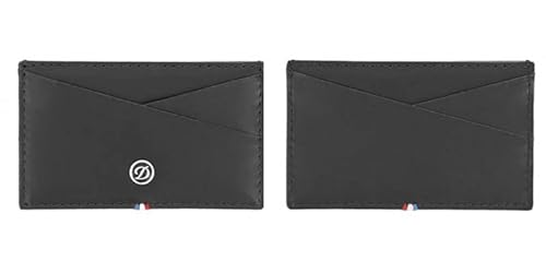 S.T. Dupont Unisex New Billfold 6 Kreditkartenetui Line D, Schwarz Geldbörse von S.T. Dupont