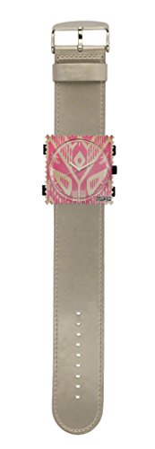 S.T.A.M.P.S. Stamps Uhr KOMPLETT - Zifferblatt Maya mit Armband Glossy Titan von S.T.A.M.P.S.