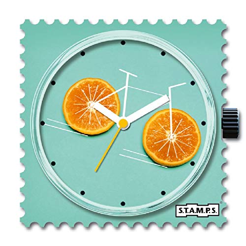 S.T.A.M.P.S. Uhr Zifferblatt Orange Bike 105916 von S.T.A.M.P.S.