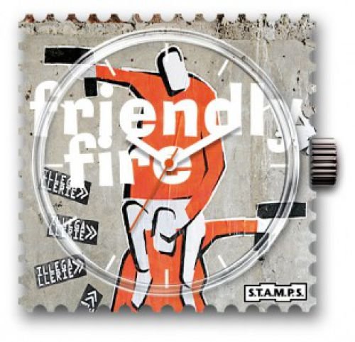 Stamps Herren Uhr Zifferblatt Friendly Fire Analoganzeige Quarzwerk 100522 von S.T.A.M.P.S.
