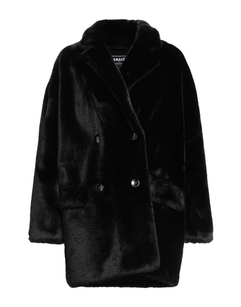 SWORD 6.6.44 Shearling- & Kunstfell Damen Schwarz von SWORD 6.6.44