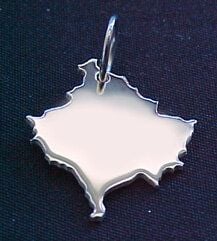 S.W.w. Schmuckwaren KOSOVO Kettenanhänger in 925 Silber von S.W.w. Schmuckwaren