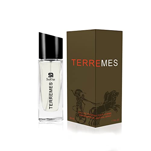 SERONE Eau de Parfum für Herren, 50 ml hochkonzentrierter Duft mit Еssenzen aus Frankreich, Parfüm für Männer (TERREMES) von S1 SER ONE