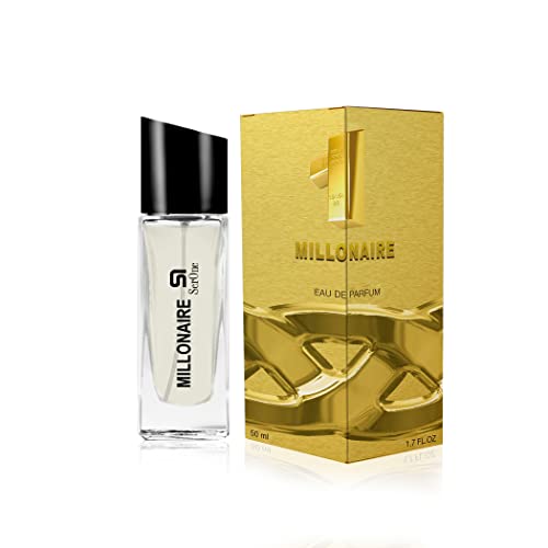 SERONE Eau de Parfum für Herren, 50 ml hochkonzentrierter Duft mit Еssenzen aus Frankreich, Parfüm für Männer (1 MILLONAIRE) von S1 SER ONE